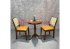 Image of Bộ bàn ghế gỗ cafe nhà hàng khách sạn gỗ cao su 259