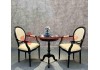 Image of Bộ bàn ghế gỗ cafe nhà hàng khách sạn gỗ cao su 261