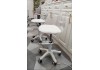 Image of Ghế xoay spa, nail, gội đầu, makeup mặt ngồi trong suốt GH14