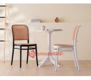 Bộ bàn ghế nhựa cafe trà sữa decor bàn nhựa ghế nhựa 310