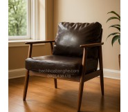 Ghế sofa cafe gỗ nệm simili