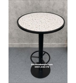 Bàn quầy bar cao 105cm mặt gạch 