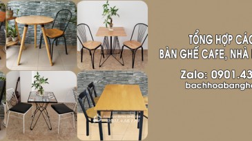 Tổng hợp các mẫu Bàn ghế cafe gỗ sắt cho quán cafe, nhà hàng, quán ăn, quán nhậu giá rẻ tại HCM