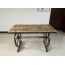 Bàn giả cổ chân bánh xe vintage