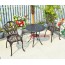 Bộ bàn ghế cafe sân vườn sân thượng hồ bơi nhôm đúc 179