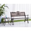 Ghế băng sân vườn ngoài trời nhôm đúc GBS3