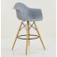 Ghế bar Eames có tay chân gỗ sồi GLM42