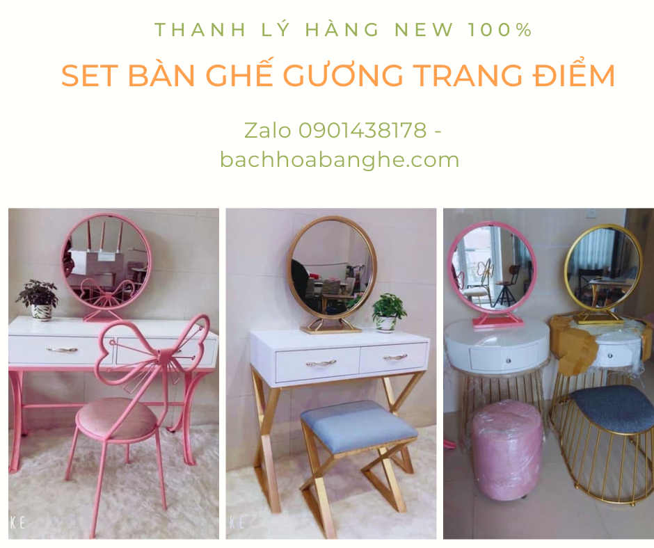 Bộ bàn trang điểm cho căn hộ