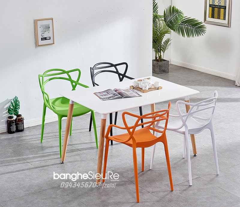 Ghế cafe nhựa đúc GST24
