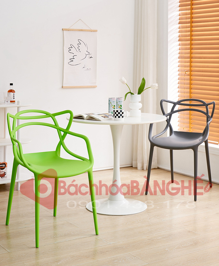 Ghế cafe nhựa đúc GST24