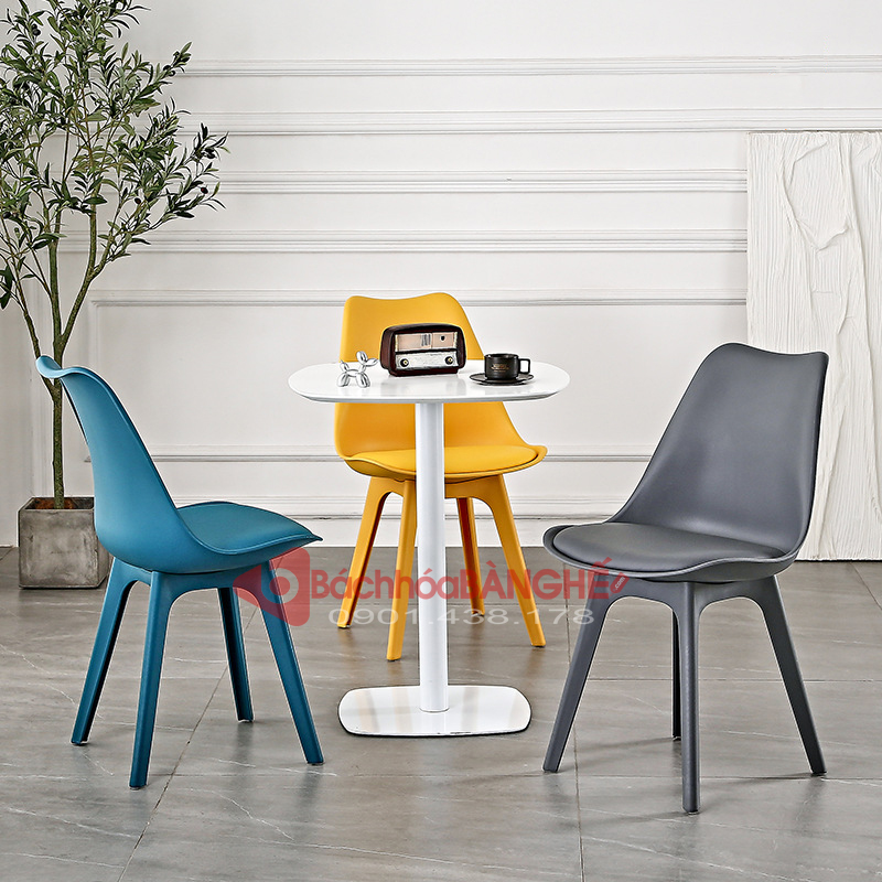 Ghế nhựa cafe chân nhựa GST31