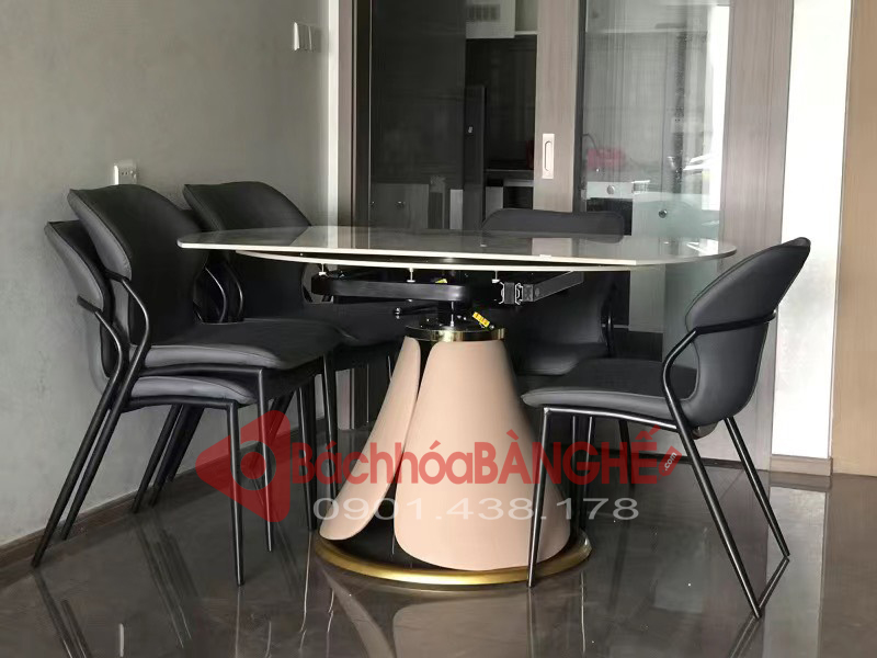 Ghế da phòng ăn cafe tiếp khách GLM61