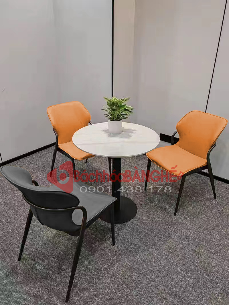Ghế da phòng ăn cafe tiếp khách GLM61